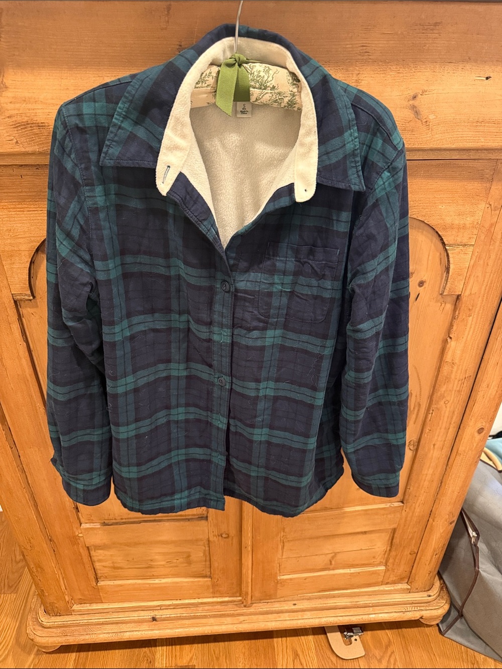 L.L. Bean Women’s Fleece-Lined Black Watch Flannel